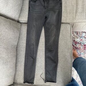 Madewell  9' Mid-rise skinny black/dr gray wash Size 27 jeans